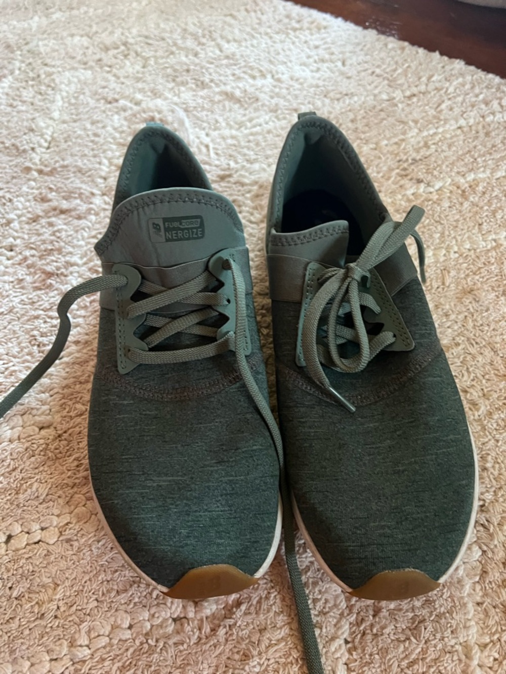 New Balance Men’s Slip-On Athletic Shoe - Dark Green with White Midsole - Picture 2 of 4